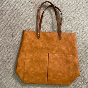 Camel Leather Tote